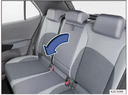 Volkswagen ID.4 accoudoir central arrière rabattable