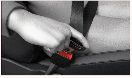 Volkswagen ID.4 insertion ceinture verrouillage