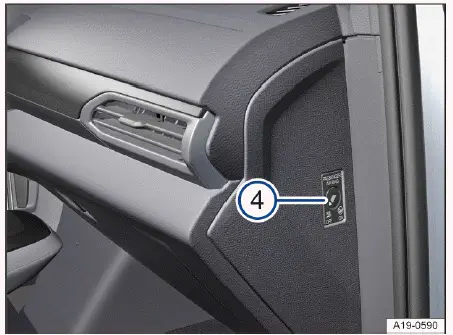 Volkswagen ID.4 commande airbag passager