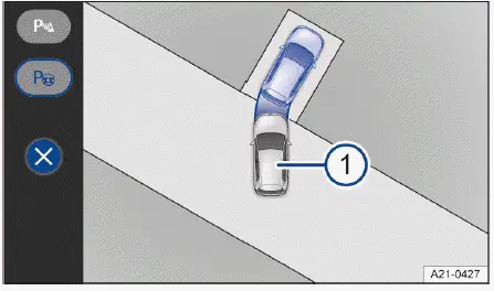 Volkswagen ID.4 reprise manoeuvre stationnement enregistré