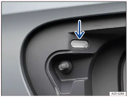 Indicateur LED recharge Volkswagen ID.4 sur trappe