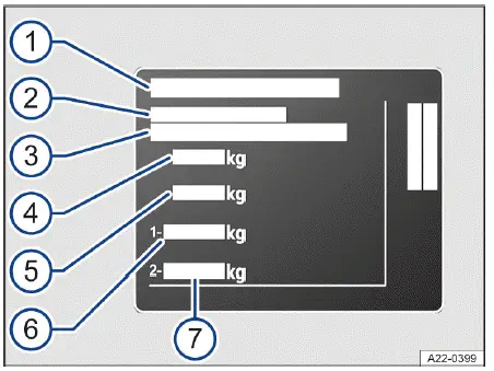Plaque constructeur variante Volkswagen ID.4