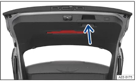 Volkswagen ID.4 poignée intérieure pour fermeture du capot arrière