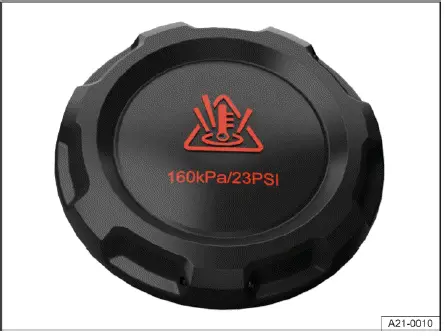 Volkswagen ID.4 vase expansion liquide refroidissement compartiment avant bouchon
