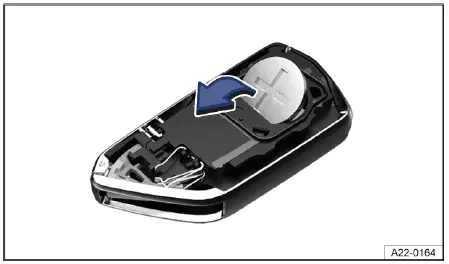 Volkswagen ID.4 remplacement pile bouton clé étape par étape