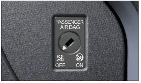 Volkswagen ID.4 commande clé airbag passager activation désactivation