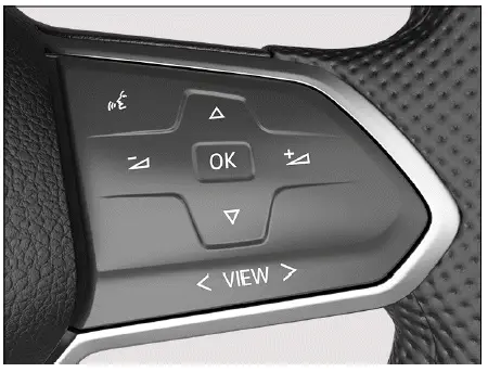 Volkswagen ID.4 volant multifonction commandes affichage cockpit numérique